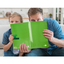 Liderpapel Scriptus Libreta A4 48 Hojas 90gr Cuadro 4mm con Margen