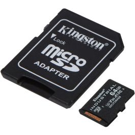 Kingston Tarjeta microSD Industrial 64GB 100MB/s con Adaptador