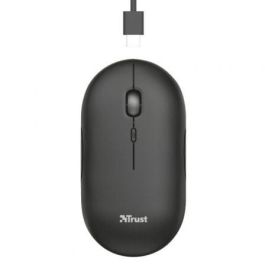 Trust Ratón Puck Inalámbrico 800-1200-1600 Dpi Ultrafino Ambidiestro Recargable Negro Trust Ratón Puck Inalámbrico 800-1200-1600 Dpi Ultrafino Ambidiestro Recargable Negro