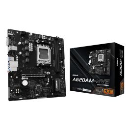ASRock A620AM-HVS Placa Base AM5 mATX para AMD Ryzen 7000/8000/9000 Series, DDR5 HDMI