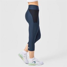 Mallas Deportivas de Mujer Head Tech 3/4 Tights Azul marino S