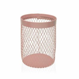 Bote para Utensilios de Cocina Versa Metal Acero 11,5 x 15,5 x 11,5 cm Rosa Precio: 5.50000055. SKU: S3409098
