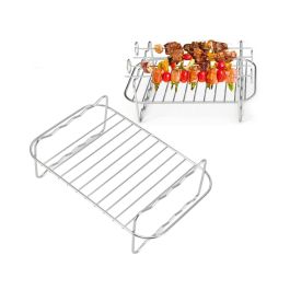 Rejilla rectangular para Airfryer con 4 pinchos Quttin - Inde (12 Unidades)