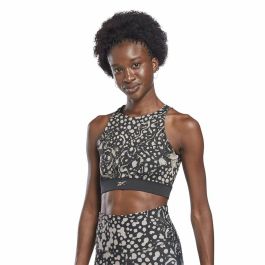 Sujetador Deportivo Reebok Modern Safari Negro