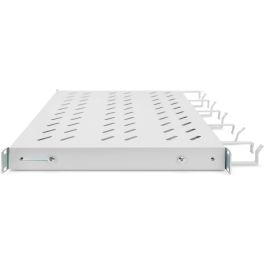 Digitus Bandeja Fija 19" 1U para Armarios de 600mm, con Gestión de Cables, Gris