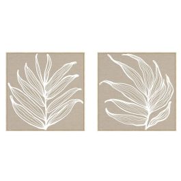 Cuadro Scandi DKD Home Decor Natural Blanco 4.5 x 83 x 83 cm (2 Unidades) Precio: 96.99000025. SKU: B17NZ8QYT2
