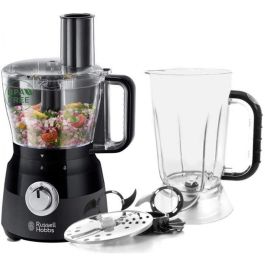 Robot Multifunción - RUSSELL HOBBS - Negro Mate 24732-56 - 600 W - Bol de 2,5 L - Cuchillas de acero inoxidable - Disco reversible - Negro mate Precio: 105.50000043. SKU: B1D5Y7NP6K