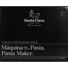 Santa Clara Máquina para Pasta en Acero, 21 x 14 x 17 cm (4 Unidades)
