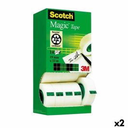 Set de Cintas Adhesivas Scotch Invisible Magic 14 Piezas 19 mm x 33 m (2 Unidades) Precio: 83.68999969. SKU: B1FEK9LM52