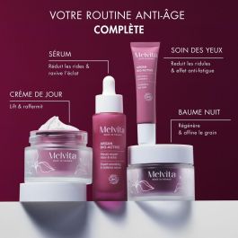 Melvita ARGÁN BIO-ACTIVO Crema Reafirmante Recarga 50 ml para Piel Seca y Falta de Hidratación