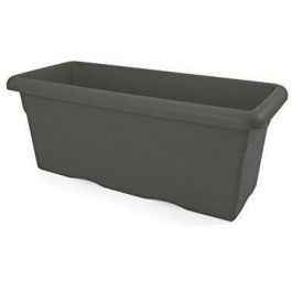 Jardinera rectangular PLASTIKEN - 100 X 44 cm - Antracita