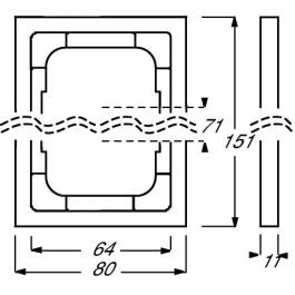 Busch-Jaeger Marco 2 Unidades Future Linear Negro Mate 1722-885K
