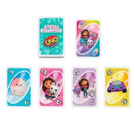 Mattel Games JLH17 UNO Junior La Casa de Gabby Juego de Cartas