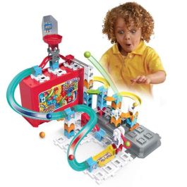 Vtech Marble Rush Caja de Almacenamiento Roja con Sonidos y Luces para Pistas de Canicas Plástico, Edad 4-10 Años