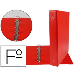 Liderpapel Carpeta 4 Anillas 40 mm Plástico Folio Rojo Precio: 6.7899997. SKU: B1ACSPRSYQ