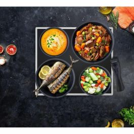 Arthur Martin AM3950 Batería de Cocina 16 Piezas de Aluminio con Mango Extraíble Apta para Inducción y Todas las Fuentes de Calor