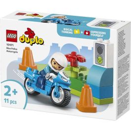 Lego Juego de construcción Moto de Policía Azul Duplo, Edad mínima recomendada: 18 meses Precio: 10.58999986. SKU: B1A7DLR2D5