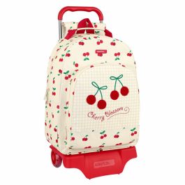 Mochila Escolar con Ruedas Safta Cherry Beige (32 x 42 x 15 cm) Precio: 23.98999966. SKU: S4306855