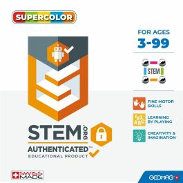 Geomag green super colors construccion 42 piezas magneticas