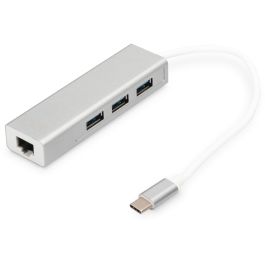 Digitus Adaptador USB 3.0/C a Gigabit Ethernet y Hub de 3 Puertos USB 3.2 Gen 1 Blanco Precio: 47.49999958. SKU: B1494WWHGW