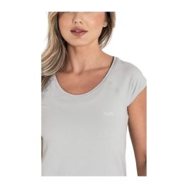 Camiseta de Manga Corta Mujer Ditchil Gris claro Fitness S