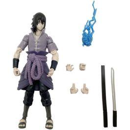 Bandai Naruto Shippuden Figura de Anime 17 cm Sasuke Uchiha Coleccionable Articulada