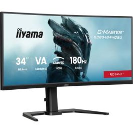 Iiyama G-Master GCB3484WQSU-B1 Monitor Curvo 34" 1500R 180Hz 0.4ms MPRT VA HDR400 FreeSync Premium Negro