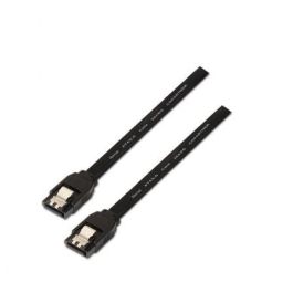 Aisens Cable SATA III Datos 6 Gb/s Con Anclajes Negro 0.5M Aisens Cable SATA III Datos 6 Gb/s Con Anclajes Negro 0.5M