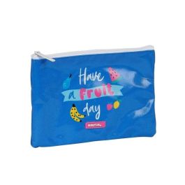 Safta Bolso de Verano 'Fruits' de Algodón para Niños de 3 Años, Color Blanco