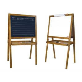 Jeujura Pizarra Grande Doble Cara Magnética para Tiza y Rotulador con Accesorios para Dibujo de Escolares +3 años Jeujura Pizarra Grande Doble Cara Magnética para Tiza y Rotulador con Accesorios para Dibujo de Escolares +3 años