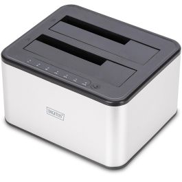 Digitus Docking USB para 2x 2.5"/3.5" SATA HDD/SSD - Plata