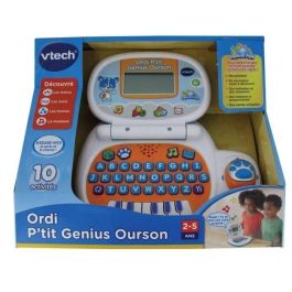 VTech Computadora Educativa Ordi P'tit Genius Blue Bear para Niños Pequeños de 2 a 5 Años
