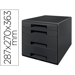 Cajón Archivador Leitz Negro Plástico reciclado Reciclable Precio: 87.5000005. SKU: B1GABDEL9J