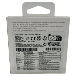 Oppo Cable USB-C a USB-C 65W 1m Blanco