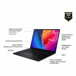 Asus ProArt P16 OLED H7606WM-SC052W 90NB15L1-M00360 Portátil Táctil 16" Ryzen AI 9 HX 370/ 32GB/ 1TB SSD/ GeForce RTX 5060/ Win11