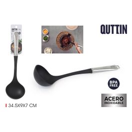 Cucharón de Nylon con Mango de Acero Quttin (24 Unidades) Precio: 52.5000003. SKU: B1839PFF8W