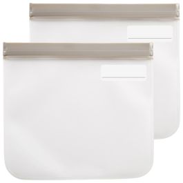 Day Juego de 2 Bolsas Conservar 23x21 con Cierre Zip Herméticas Reutilizables