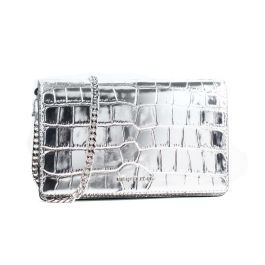 Bolso Bandolera Michael Kors 32F4SJ6C8K-SILVER Gris 22 x 14 x 6 cm Precio: 99.50000005. SKU: B19FAZBJBT