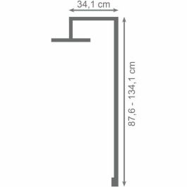 Edouard Rousseau EDO3047404001995 Columna de Ducha Termostática Doddy Latón Cepillado