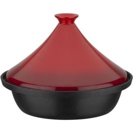 Tajín de hierro fundido macizo - GSW - 30 x 22 cm - Tapa de cerámica - Inducción - Rojo Precio: 80.6899995. SKU: B1EV5XKKCR