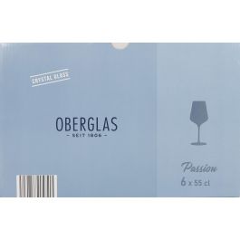 Oberglas Set 6 Copas de Vino "Passion" 55 cl | Alto 23 cm | Vidrio | Ref. 1
