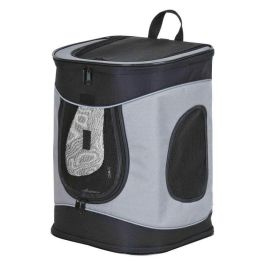 Trixie Mochila para Perros Timon 34x44x30 cm Negro/Gris