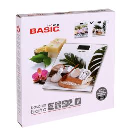 Basic Home Báscula de Baño Digital, Peso Máximo 180 kg, Medidas 28 x 28 x 2.8 cm (6 Unidades) Basic Home Báscula de Baño Digital, Peso Máximo 180 kg, Medidas 28 x 28 x 2.8 cm (6 Unidades)