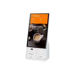 Samsung Kiosco Autoservicio Táctil 23.8" Full HD (1920x1080) Tizen WiFi Blanco Panel ADS 250cd/m² Uso 16/7 Sin PC Requerido