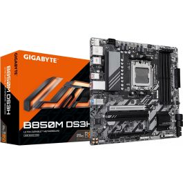 Gigabyte Placa Base B850M DS3H, 9MB85MS3H-00-G10, Chipset AMD B850, Socket AM5, DDR5 hasta 8200MHz, PCIe 5.0 M.2, LAN 2.5, USB 3.2 Gen 2