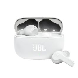Auriculares Bluetooth con Micrófono JBL JBLW200TWSWHT Blanco Auriculares Bluetooth con Micrófono JBL JBLW200TWSWHT Blanco