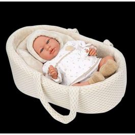 Muñeca elegance 40 cm andie beige c/capazo c/mecanismo lloro try me