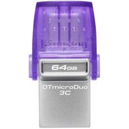 Memoria USB Kingston microDuo 3C Morado Púrpura 64 GB