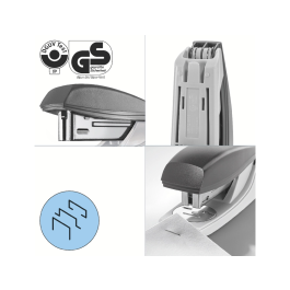 Petrus Grapadora 210 Recycle Rojo Capacidad 25 Hojas Usa Grapas 22/6