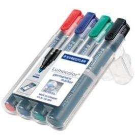 STAEDTLER Marker Lumocolor permanente, set de 4 unidades en caja Precio: 19.49999942. SKU: B1FNSLRDHD